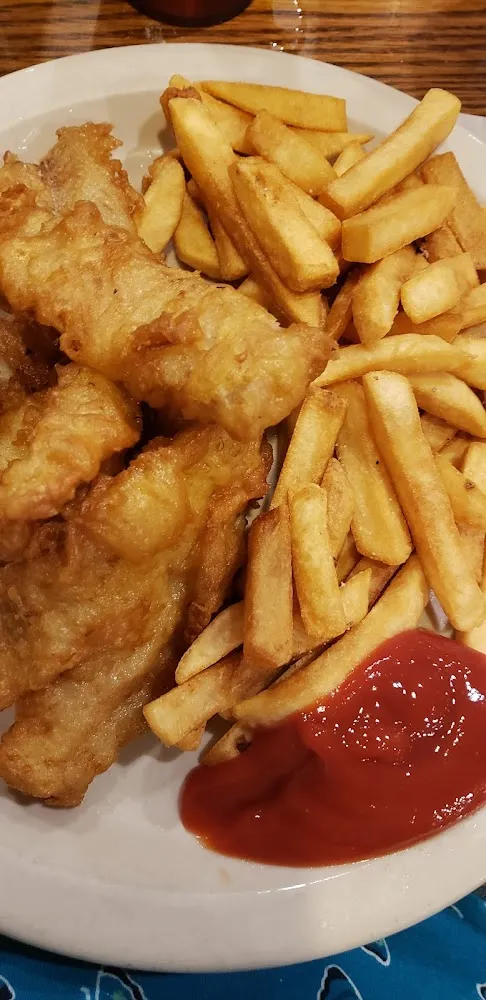 Fish and Chips Served Wednesday and Friday
